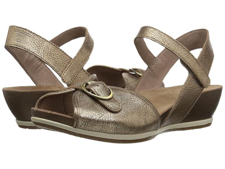 Dansko Vanna (gold Nappa) Women's  Shoes