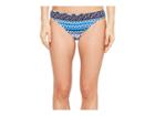 Tommy Bahama Shibori Splash Reversible Hipster Bikini Bottom (plunge Blue) Women's Swimwear