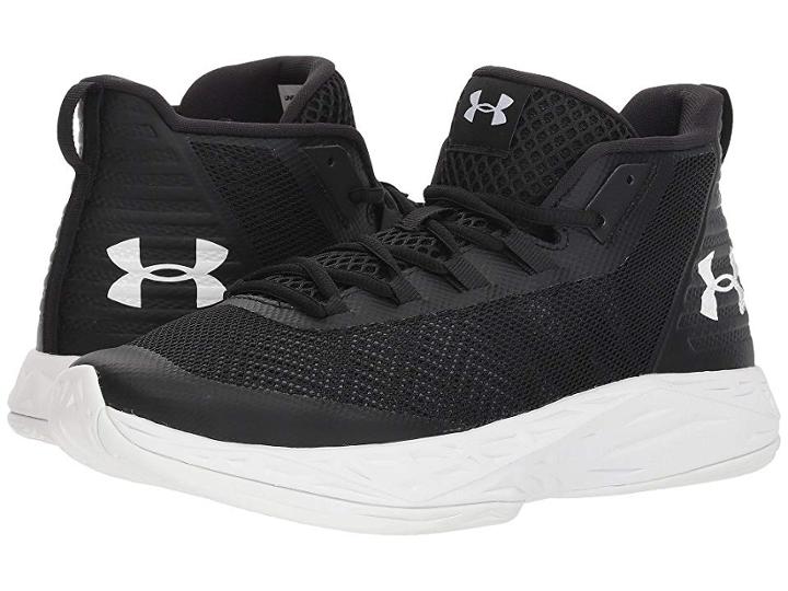 Under Armour Ua Jet Mid (black/white/white) Men's Shoes