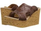 Sbicca Manny (brown) Women's Wedge Shoes