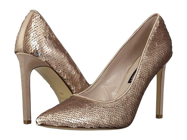 Nine West Tatiana Pump (pink/silver Synthetic) High Heels