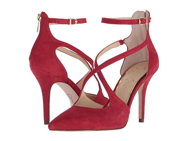 Jessica Simpson Wynnley (maraschino Lux Kid Suede) Women's Shoes