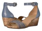 Naturalizer Cami (blue Multi) Women's Wedge Shoes