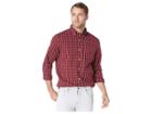 Chaps Stretch Easy Care-poplin (red Carpet Multi) Men's Clothing