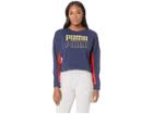 Puma Modern Sport Crew Sweat (peacoat/gold) Women's Sweatshirt