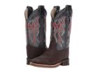 Old West Kids Boots Broad Square Toe (toddler/little Kid) (distress 2) Cowboy Boots