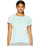 Adidas Response Short Sleeve Tee (clear Mint) Women's T Shirt