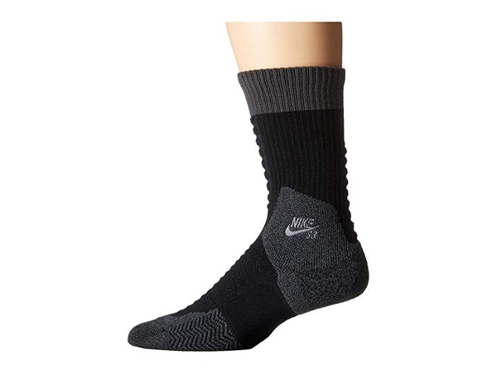 Nike Skate Crew 2.0 Sock (black/anthracite/anthracite) Crew Cut Socks Shoes
