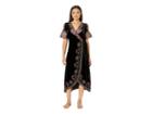 Johnny Was Joanna Velvet Wrap Dress (black) Women's Dress