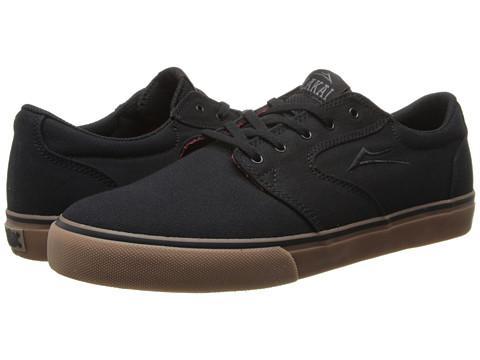 Lakai Fura (black Gum Canvas) Men's Skate Shoes