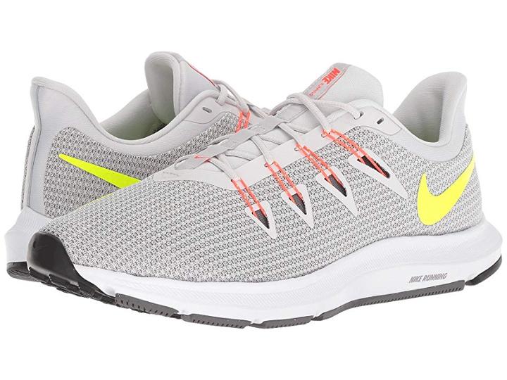 Nike Quest (vast Grey/volt/gunsmoke/bright Crimson) Men's Running Shoes