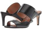 Calvin Klein Clementine (black Shiny Snake Print) Women's Shoes