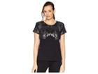 Lucky Brand Floral Foil Tee (lucky Black) Women's Clothing