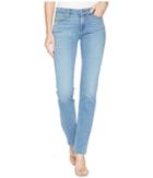 7 For All Mankind Kimmie Straight In Bright Palm (bright Palm) Women's Jeans