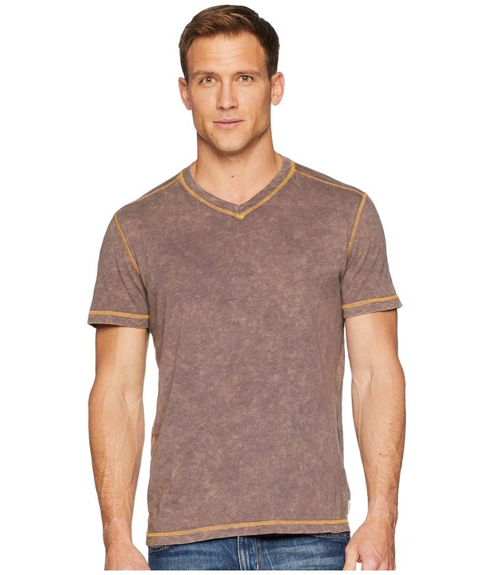 Agave Denim Dungeons Short Sleeve V-neck (pavement) Men's Short Sleeve Pullover
