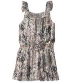 Maaji Kids Desert Pupfish Short Dress Cover-up (toddler/little Kids/big Kids) (gray) Girl's Swimwear Sets