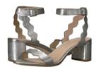 Loeffler Randall Emi (silver Crinkle Metallic) Women's Shoes