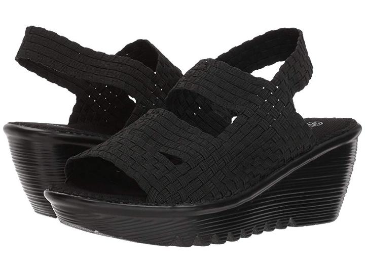 Bernie Mev. Oasis (black) Women's Wedge Shoes