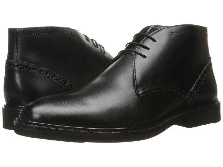 Florsheim Hamilton Chukka Boot (black Smooth) Men's Lace-up Boots