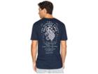Ben Sherman Peacock Tour Back Screen Tee (dark Navy) Men's T Shirt