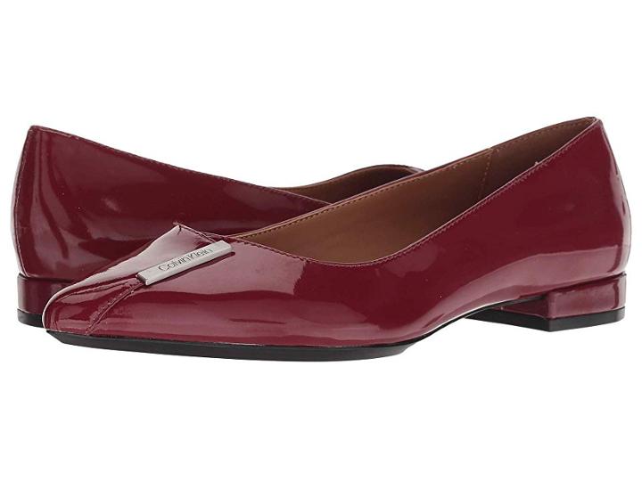 Calvin Klein Arline (red Rock Patent) Women's Shoes