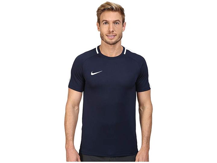 Nike Dry Academy Soccer Shirt (obsidian/white/white) Men's Clothing