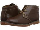 Florsheim Kids Bucktown Chukka Boot Jr. (toddler/little Kid/big Kid) (brown/brick Sole) Boys Shoes