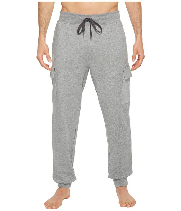 2(x)ist Core Bottoms Cargo Sweatpants (medium Heather Grey) Men's Casual Pants