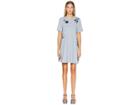 Mcq Babydoll Dress (washed Porcelain Blue) Women's Dress