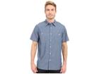 Mountain Khakis Ace Indigo Short Sleeve Shirt (polkadobby) Men's Clothing