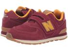 New Balance Kids Yv574v1 (little Kid/big Kid) (mercury Red/gold Rush) Kids Shoes