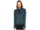 Under Armour Featherweight Fleece Funnel Neck Sweatshirt (static Blue/static Blue/halogen Blue) Women's Sweatshirt