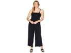 Kari Lyn Plus Size Gennie Spaghetti Strap Jumpsuit (black) Women's Jumpsuit & Rompers One Piece