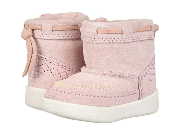 Ugg Kids Cali Moc Campfire Bootie (infant/toddler) (baby Pink) Girls Shoes