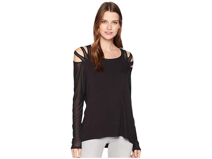 Lysse Aster Top (black) Women's Long Sleeve Pullover
