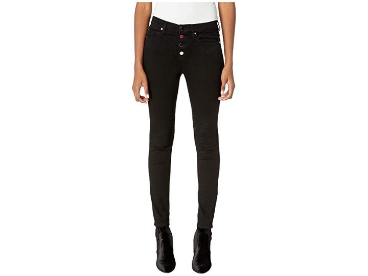 Nicole Miller New York Soho High-rise In Jet Black (jet Black) Women's Jeans