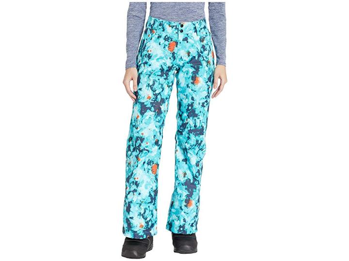 The North Face Sally Pants (transantarctic Blue Snowfloral Print) Women's Outerwear