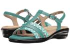 Sas Capri (turquoise/chevron) Women's Shoes