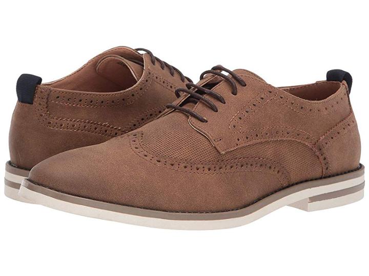 Madden By Steve Madden Last 6 (cognac Suede Pu) Men's Shoes