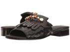 Sesto Meucci Gavan (black Stained Calf) Women's Sandals