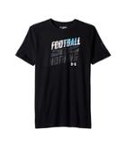 Under Armour Kids Football Or Nothing Short Sleeve Tee (big Kids) (black) Boy's T Shirt