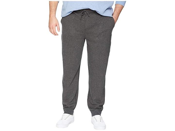 Polo Ralph Lauren Big Tall Luxury Jersey Pants (windsor Heather) Men's Casual Pants