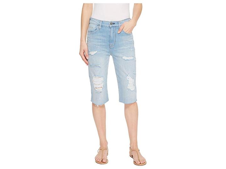Hudson Jeans Zoeey High-rise Cut Off Boyfriend Jean Shorts In Love St. (love St) Women's Shorts