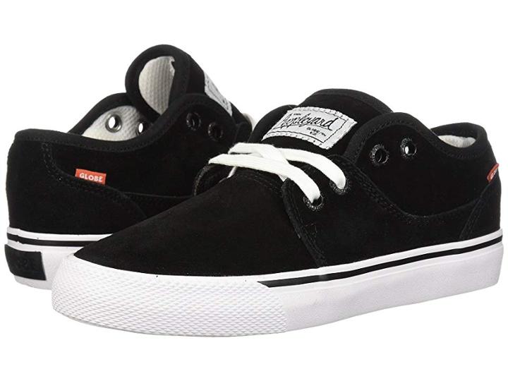 Globe Mahalo (little Kids/big Kids) (black/white) Men's Skate Shoes