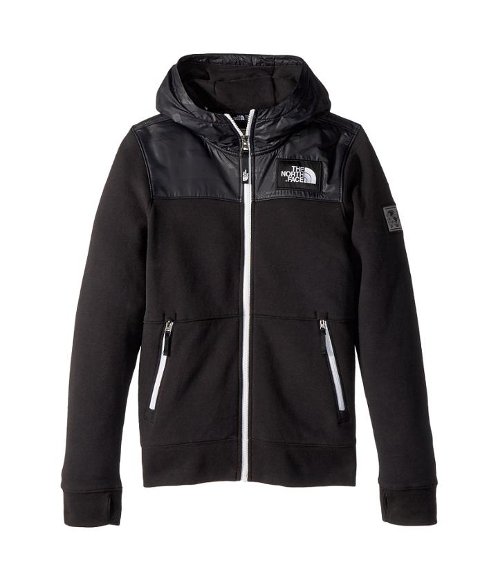 The North Face Kids International Collection Full Zip Hoodie (little Kids/big Kids) (tnf Black) Girl's Coat