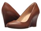 Clarks Raven Rise (tan Leather) Women's Wedge Shoes