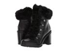 Guess Galway (black Leather) Women's Lace Up Casual Shoes