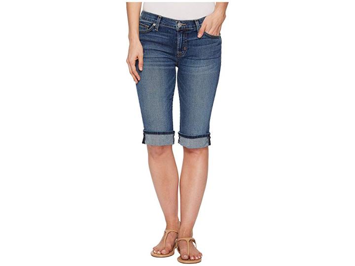 Hudson Jeans Amelia Cuffed Knee Shorts In Unfamed (unfamed) Women's Shorts