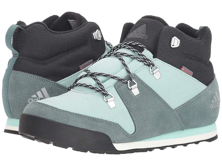 Adidas Outdoor Kids Cw Snowpitch (little Kid/big Kid) (ash Green/raw Green/clear Mint) Girls Shoes
