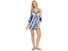 Trina Turk Moonlight Tie-dye Tunic Cover-up (midnight) Women's Swimwear